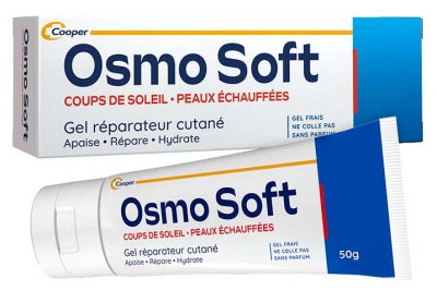 Cooper Osmo Soft Gel Réparateur Cutané Coups de Soleil et Peaux Échauffées 50 g