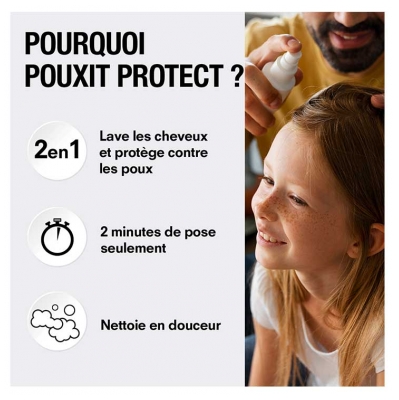 Pouxit Protect Shampoing Lavant Protection 72H 200 ml