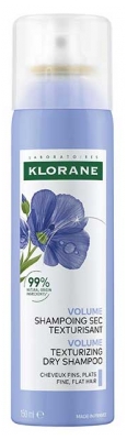 Klorane Volume Shampoing Sec Texturisant Cheveux Fins et Plats 150 ml