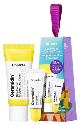 Dr. Jart+ Ceramidin Coffret Crème Visage Hydratante Protection de la Peau 15 ml + Baume à Lèvres Hydratant 7 ml