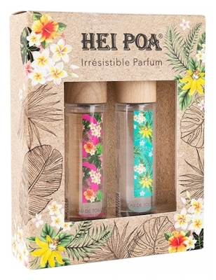 Hei Poa Duo Eaux de Toilette Sensualité Aquatique - Tiaré & Jasmin d'Eau - 50 ml + Sensualité Aquatique - Tiaré & Jasmin d'Eau - 50 ml