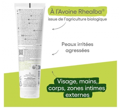 A-DERMA Dermalibour+ Barrier Crème Isolante Apaisante Peaux Irritées Agressées 100 ml