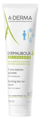 A-DERMA Dermalibour+ Barrier Crème Isolante Apaisante Peaux Irritées Agressées 100 ml
