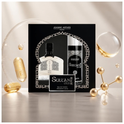JEANNE ARTHES Coffret Sultan Oud Men Eau de Toilette 100 ml + Déodorant 150 ml