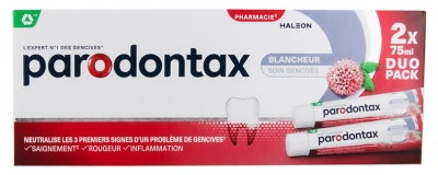 Parodontax Dentifrice Blancheur Soin des Gencives 2 x 75 ML