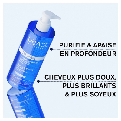 Uriage DS HAIR Shampoing Doux Équilibrant Purifiant 500 ml