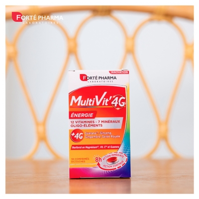 Forté Pharma Multivit 4 g Énergie - 20 Comprimés