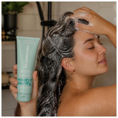 In Haircare Wash n' purify Shampoing Anti-Pelliculaire & Apaisant 250 ml