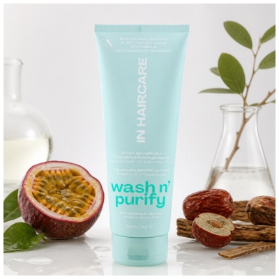In Haircare Wash n' purify Shampoing Anti-Pelliculaire & Apaisant 250 ml
