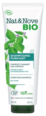 Nat&Nove Bio Shampoing Purifiant à l'Ortie Bio 250 ml