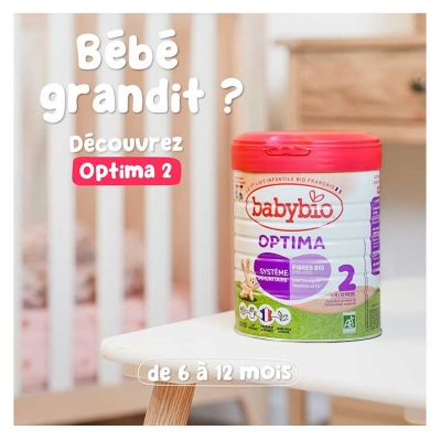 Babybio Optima 1 de 0 à 6 Mois Bio 800 g