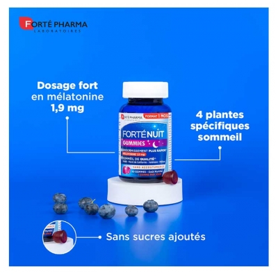 Forté Pharma Forté Nuit 30 Jours 30 Gummies