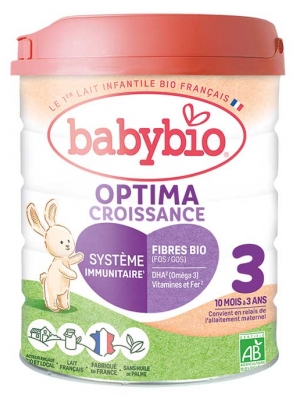 Babybio Optima Croissance 3 de 10 Mois à 3 Ans Bio 800 g