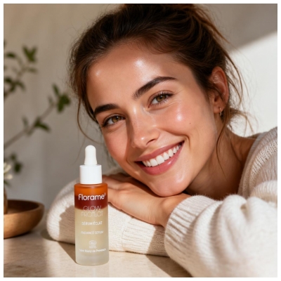 Florame Glow Protect Sérum Éclat Grenade Bio 30 ml
