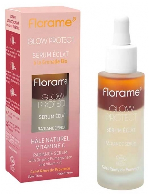 Florame Glow Protect Sérum Éclat Grenade Bio 30 ml