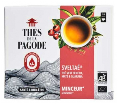 Thés de la Pagode Sveltaé Thé Vert Minceur Bio 18 Sachets de 1,5 g