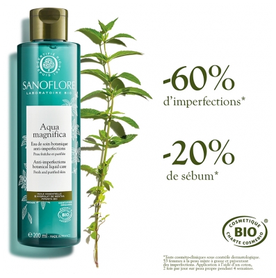 Sanoflore Magnifica Lotion Purifiante Anti-Imperfections Peau Fraîche Bio 200 ml