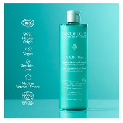 Sanoflore Magnifica Lotion Purifiante Anti-Imperfections Peau Fraîche Bio 400 ml
