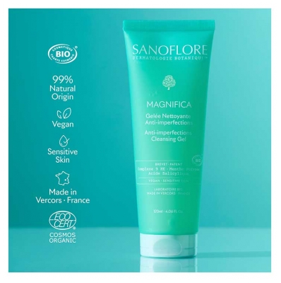 Sanoflore Magnifica Gelée Nettoyante Anti-Imperfections Biologique 120 ML