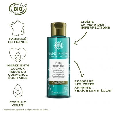 Sanoflore Magnifica Aqua Lotion Anti-Imperfections Bio 100 ml 