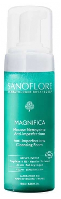 Sanoflore Mousse Magnifica Nettoyante Anti-Imperfections Visage Bio 150 ml