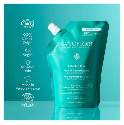 Sanoflore Magnifica Recharge Aqua Anti-Imperfections - 400 ml