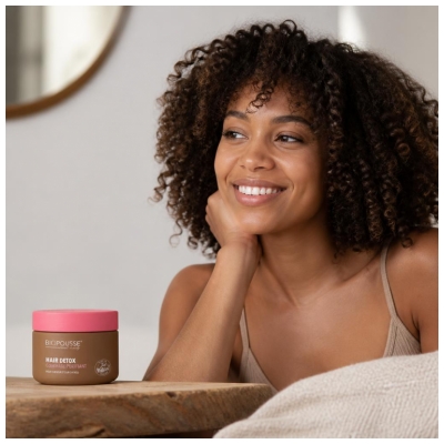 Biopousse Hair Detox Gommage Purifiant pour Cheveux et Cuir Chevelu 200 ml