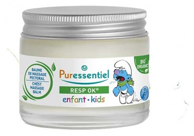 Puressentiel Resp OK Baume de Massage Pectoral Enfant Dès 3 Ans 60 ml
