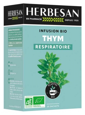Herbesan Infusion Thym Bio 20 Sachets