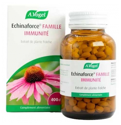 A.Vogel Echinaforce Famille Immunité Extrait de Plante Fraîche 400 Comprimés
