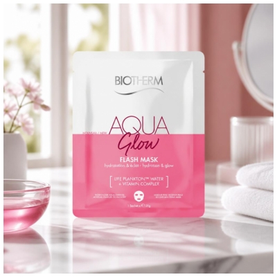 Biotherm Aqua Glow Flash Masque Éclat & Hydratation 31 g