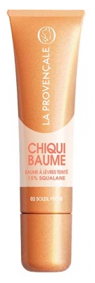 La Provençale Bio Chiqui Baume à Lèvres Booster d'Hydratation & d'Éclat Teinté 10 ml - Teinte : 02 Soleil Pêche