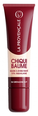 La Provençale Bio Chiqui Baume à Lèvres Booster d'Hydratation & d'Éclat Teinté 10 ml - Teinte : 04 Grenadine SVP