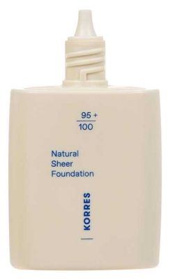 Korres Natural Sheer Fond de Teint Effet Peau Nue 30 ml - Teinte : 03 Tan