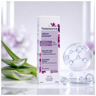 Natessance Sérum Apaisant à la Mauve 75 ml