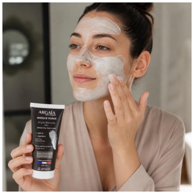 Laboratoire du Haut-Ségala Masque Visage Argile Blanche 100 ML