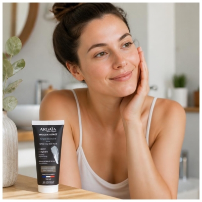 Laboratoire du Haut-Ségala Masque Visage Argile Blanche 100 ML