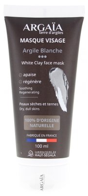 Laboratoire du Haut-Ségala Masque Visage Argile Blanche 100 ML