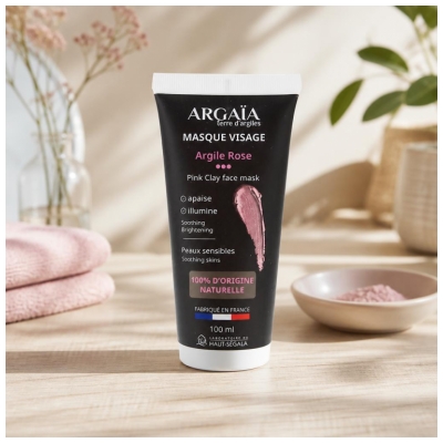Laboratoire du Haut-Ségala Masque Visage Argile Rose 100 ML