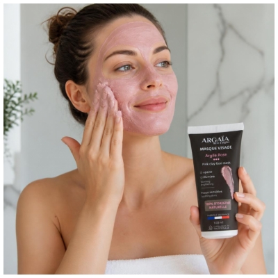 Laboratoire du Haut-Ségala Masque Visage Argile Rose 100 ML