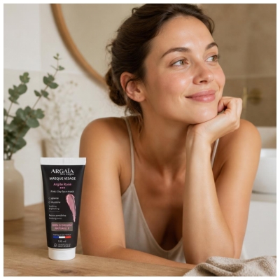 Laboratoire du Haut-Ségala Masque Visage Argile Rose 100 ML