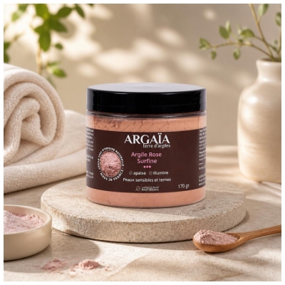 Argaïa Argile Rose Surfine 170 Grammes