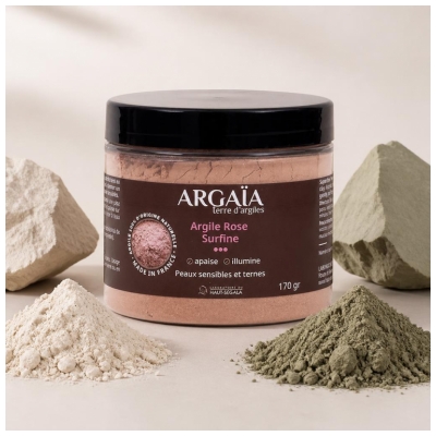 Argaïa Argile Rose Surfine 170 Grammes