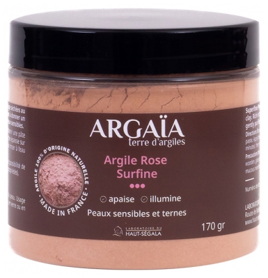 Argaïa Argile Rose Surfine 170 Grammes