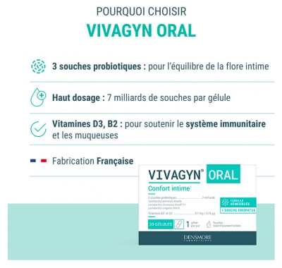 Densmore Vivagyn Confort Intime 30 Gélules