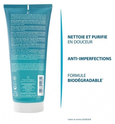 Ducray Keracnyl Gel Nettoyant Anti-Imperfections Visage et Corps 200 ml