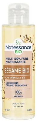 Natessance Huile de Sésame Nourrissante Bio 100 ml