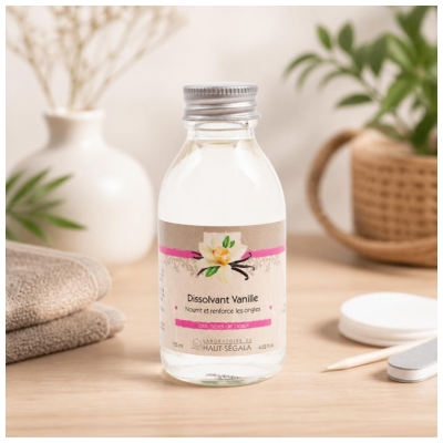 Laboratoire du Haut-Ségala Dissolvant Vanille Tous Types de Peaux 125 ml