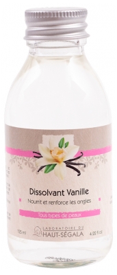 Laboratoire du Haut-Ségala Dissolvant Vanille Tous Types de Peaux 125 ml