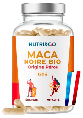 Nutri&Co Maca Noire Origine Pérou Bio 120 Gélules